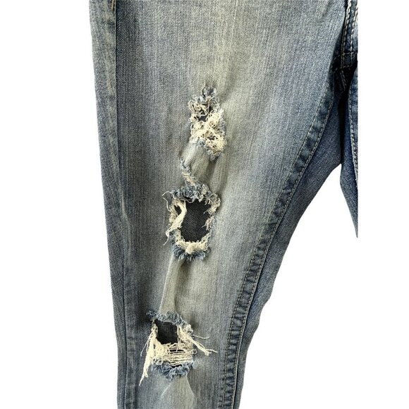 Mudd Women's Distressed Blue Jeans - Picture 3 of 6